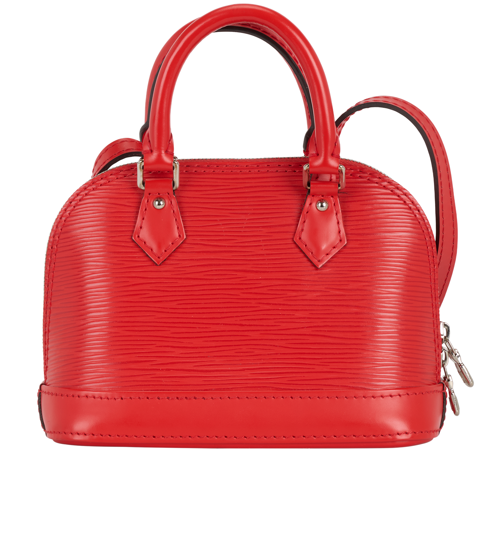 Nano Alma, &pound;895, Handbags, Red, Leather, Back view